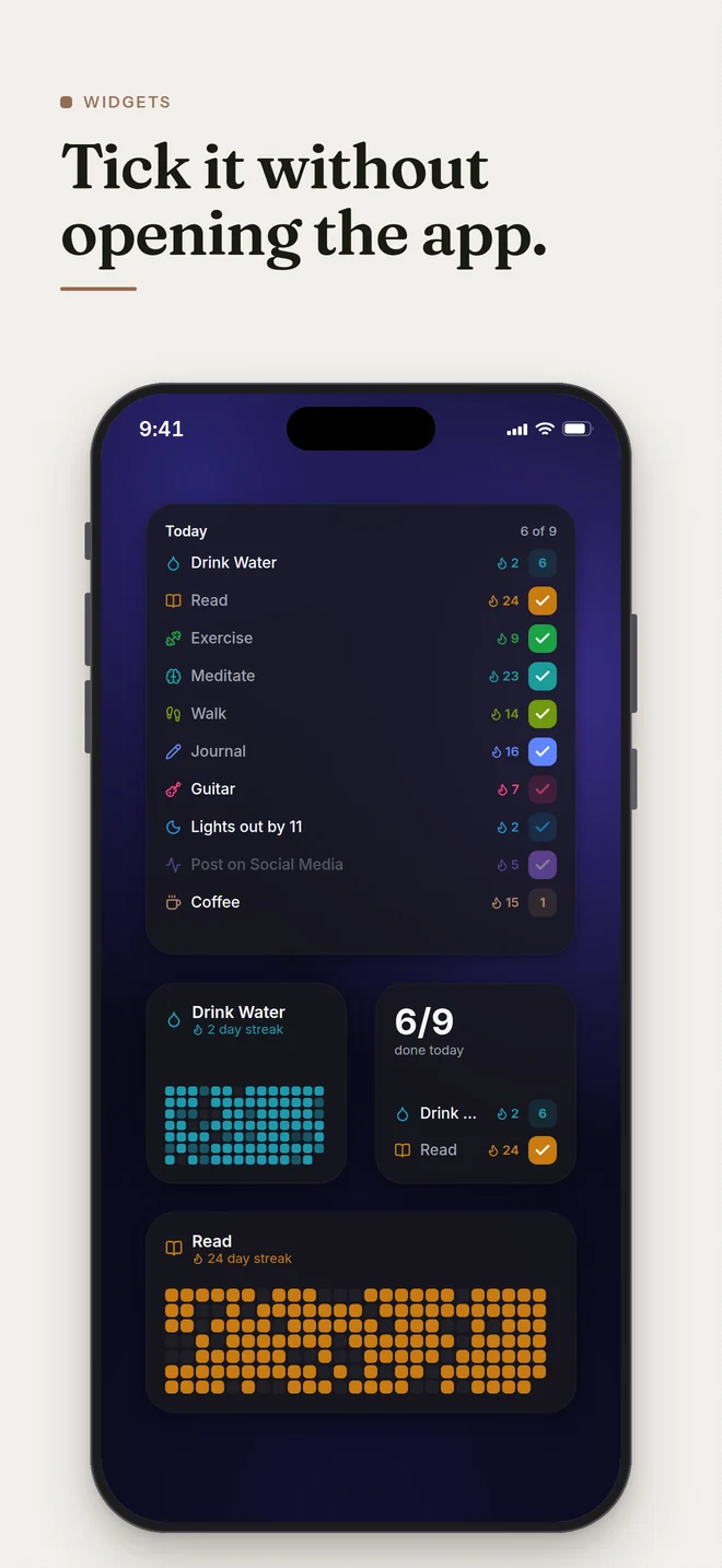 Home Screen widgets